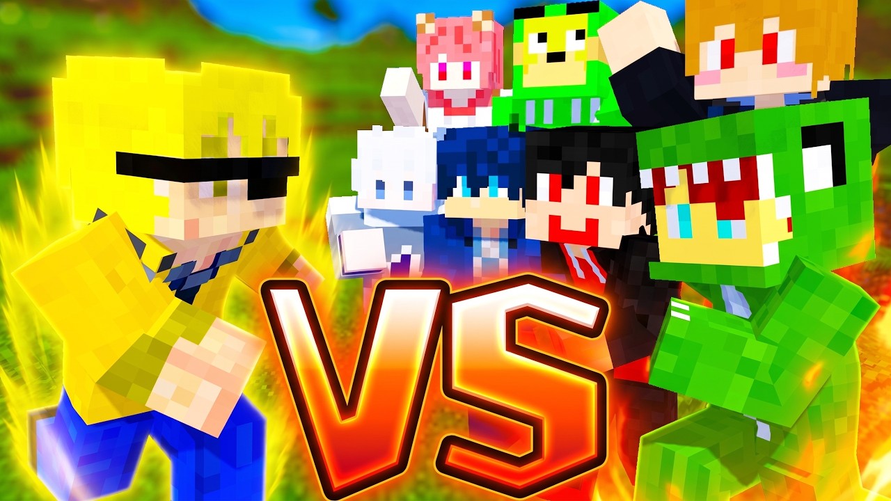 最強のプレイヤー vs 得意ジャンルだけで戦う7人【マインクラフト】