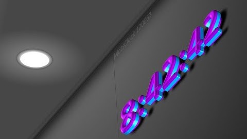 MatsClock 120063- Free Digital Clock for PowerPoint Presentation Slides