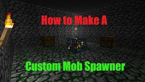 Minecraft | How to make a Custom Mob Spawner