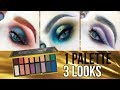 KAT VON D 10 year Anniversary | 1 PALETTE 3 LOOKS