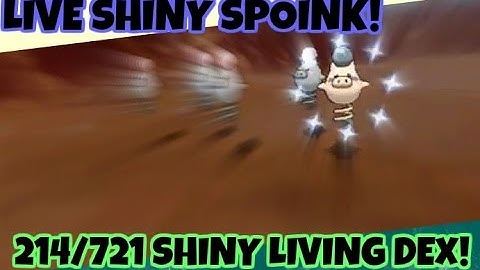 [LIVE] SHINY SPOINK HORDE ENCOUNTER! SHINY LIVING DEX POKEMON OMEGA RUBY ALPHA SAPPHIRE