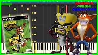 Video thumbnail of "N. Sanity Island - Crash Twinsanity - Piano Tutorial [Synthesia♫]"