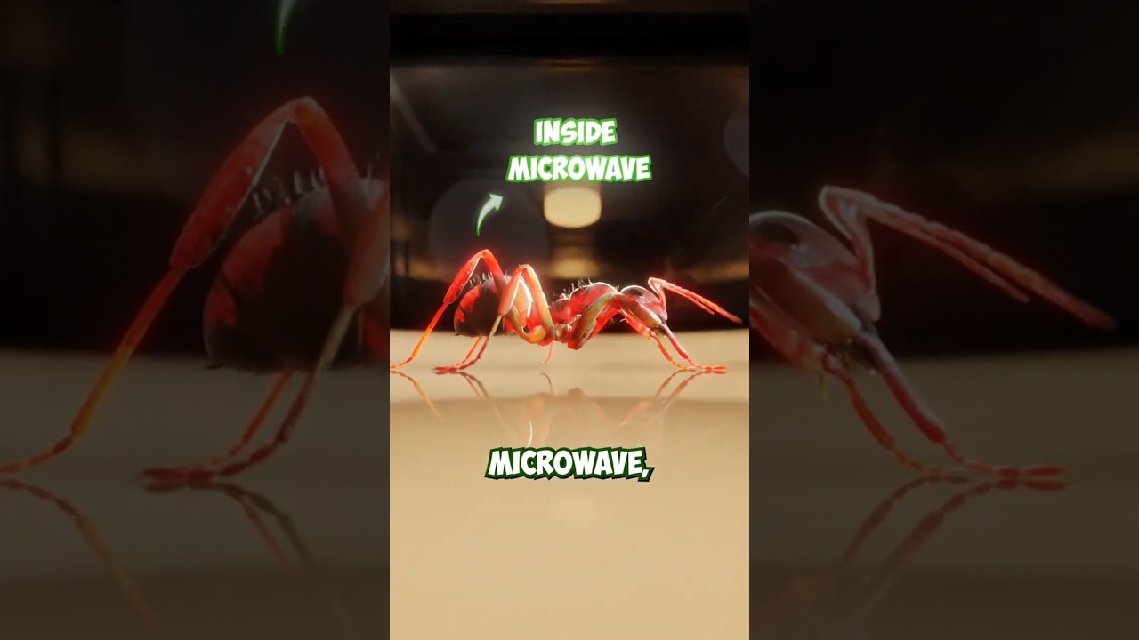 Почему муравьи не умирают в микроволновке 🐜🔥
