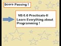 Learn VB 6.0 In Easy Way !! | Mumbai University | Basic Questions
