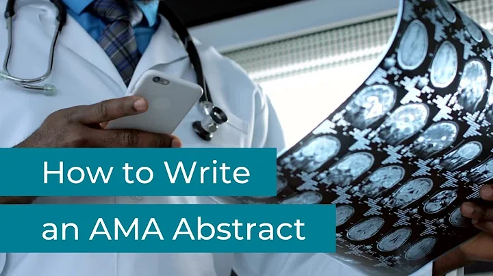 How to Write an AMA Abstract