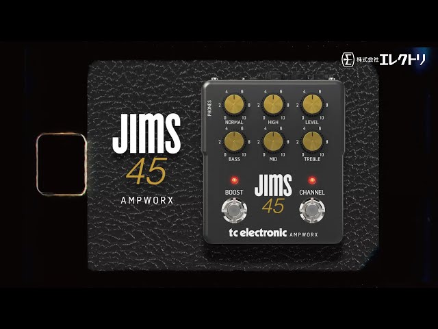TC electronic JIMS45 AMPWORKS プリアンプ TC Electronic Ampworx JIMS 45 Preamp Pedal | Sweetwater