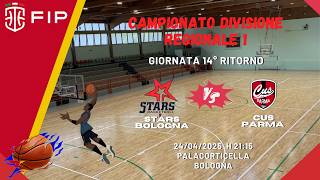 FIP DR1 14° Ritorno 24/04/2026: Stars Bologna - CUS Parma