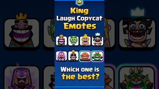 King laugh copycat emotes😂👑🎭 #clashroyale #short #emote #game #laugh #copycat #king