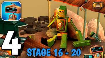 Tiny Robots Recharged (Early Access) Gameplay walkthrough ( level 16 - 20) Part 4 (Android / IOS)