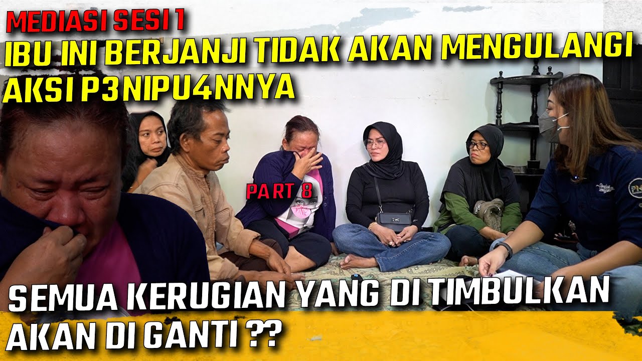 BERJANJI TIDAK AKAN MELAKUKAN AKSI P3NIPUANNYA LAGI! ANAK DAN SUAMI IBU INI YANG BERTANGGUNG JAWAB??