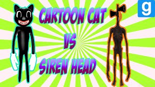 Sİren head vs Cartoon cat in Gmod (it was an interesting fight)
