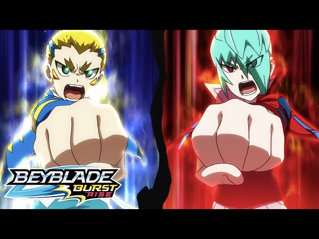 Watch Beyblade Burst Rise Rising Ferocity! Tag Battle! S4 E24