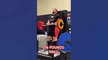 216 POUND/98KG Strict Curl at Mr. America! 10/7/2023