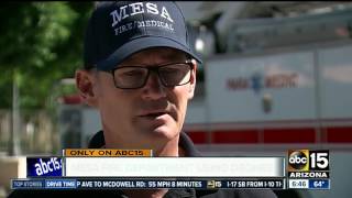 Mesa Fire Department using drones to help fire fights