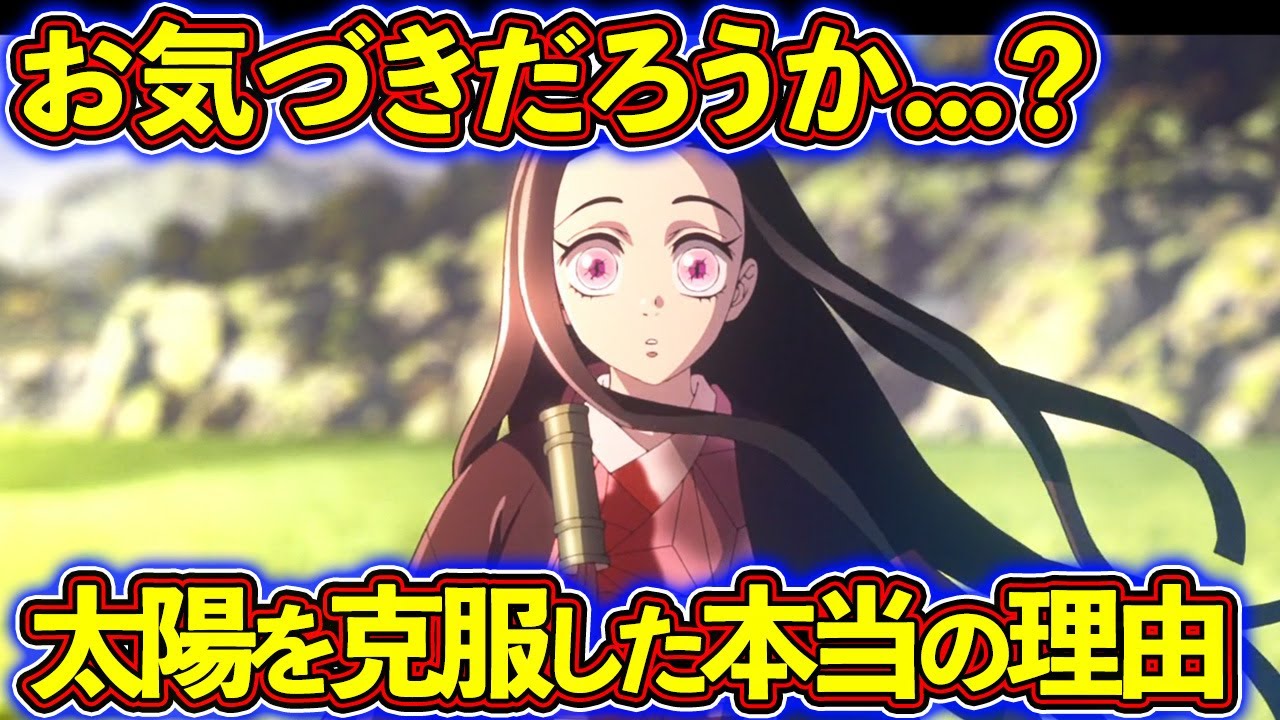 禰豆子が太陽を克服できた本当の理由...！　無惨の呪いが効かなかった理由も徹底考察【鬼滅の刃（きめつのやいば）考察】