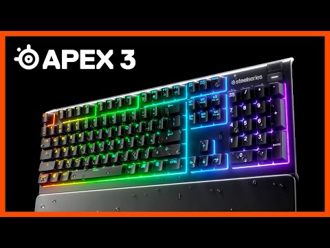 Apex 3: Water Resistant SteelSeries Keyboard