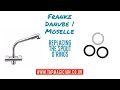 Franke danube  moselle  replacing spout o rings seals repair leaking tap tapmagician