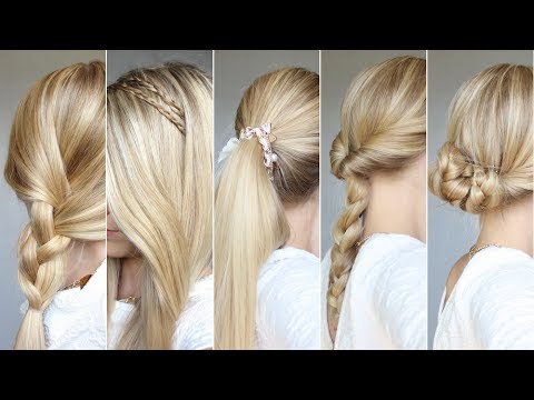 coiffure simple sans accessoire