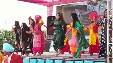 Non Stop Bhangra By Model Aarti & Model Reet  💥 DJ Orchestra Bhangra Group Faridkot Moga 9988664856