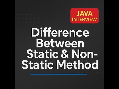 Static vs Non-Static Java Methods Which to Use When