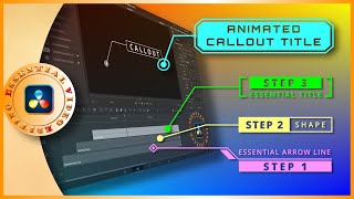 Animated Callout Title in DaVinci Resolve - 3 Easy Steps with Essential Templates