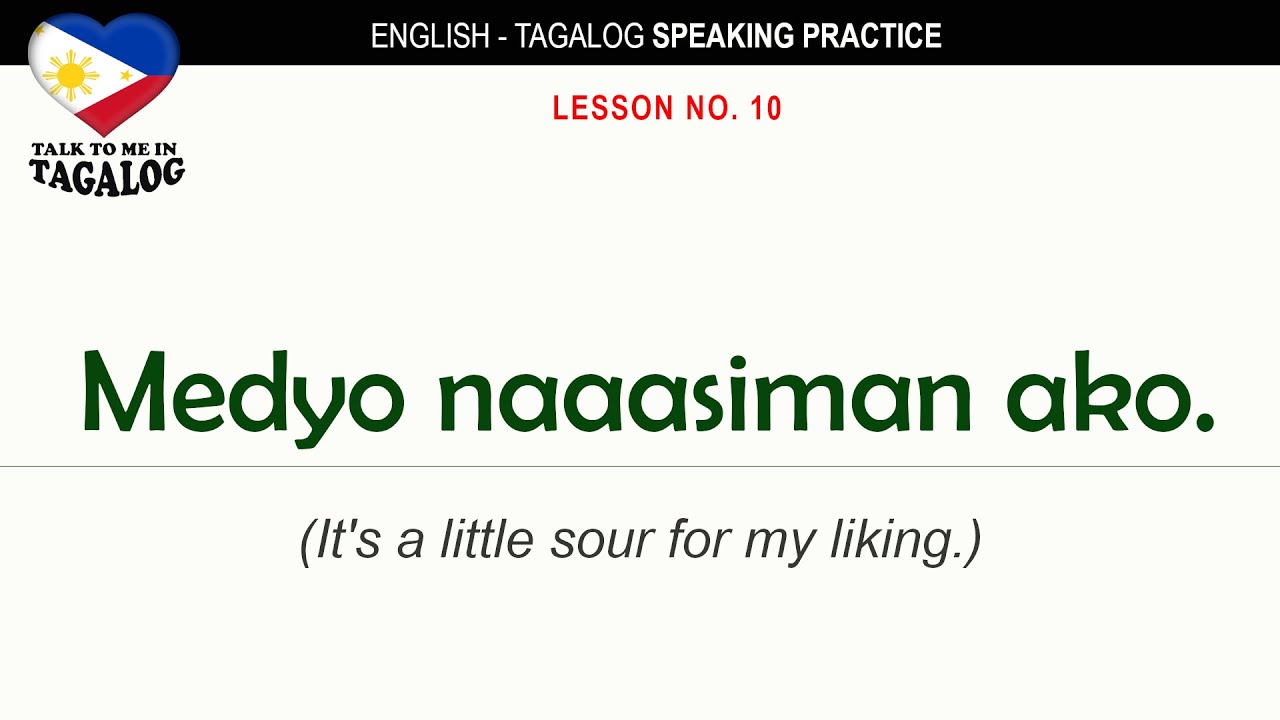 Tagalog-English Speaking Practice 10 | Filipino-English Sentences | Learn Tagalog 🇵🇭