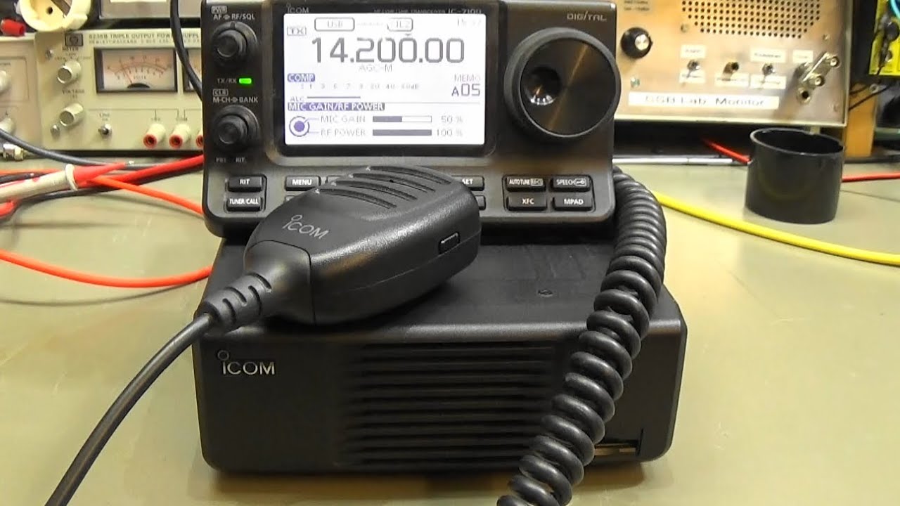 #90 ICOM IC-7100 ALC modification to get full TX power on SSB - YouTube.