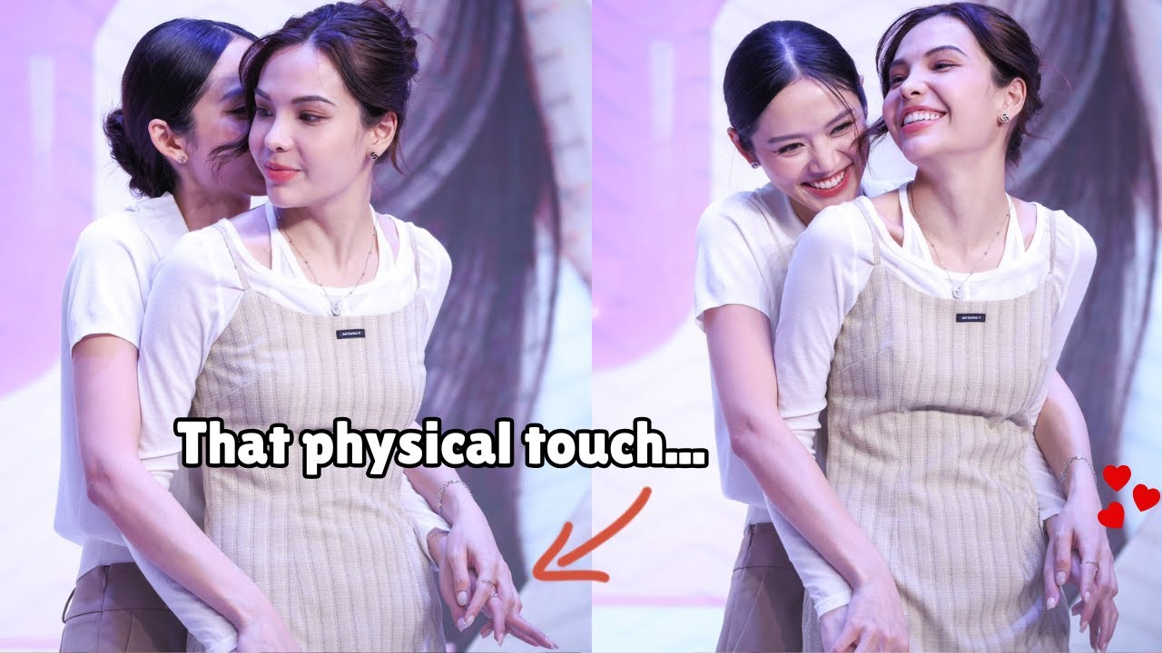 That physical touch - Sonya is always blushing and they're still shy around each other