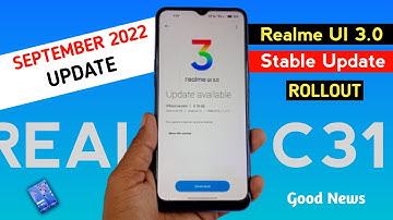 Realme C31 Realme UI 3.0 September 2022 Stable Update | Realme UI 3.0 & Android 12 New Update