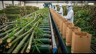 We Turned Bamboo Into Paper Bags 🌿 Eco Friendly & Amazing!