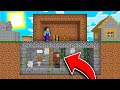 Minecraft NOOB vs PRO: HOMELESS VILLAGER LIVED UNDER MY HOUSE FOR ALL THIS TIME! 100% TROLLING