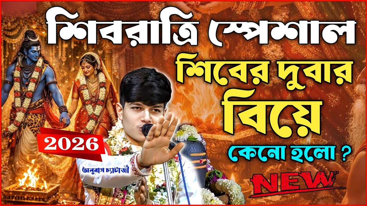 শিবের দুবার বিয়ে কেন হল ? শিবরাত্রি স্পেশাল | অনুরাগ চ্যাটার্জি কীর্তন | Anurag Chatterjee Kirtan