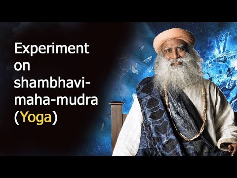 Experiement on Sadhguru and Shambhavi Yoga | Sadhguru Speech - YouTube