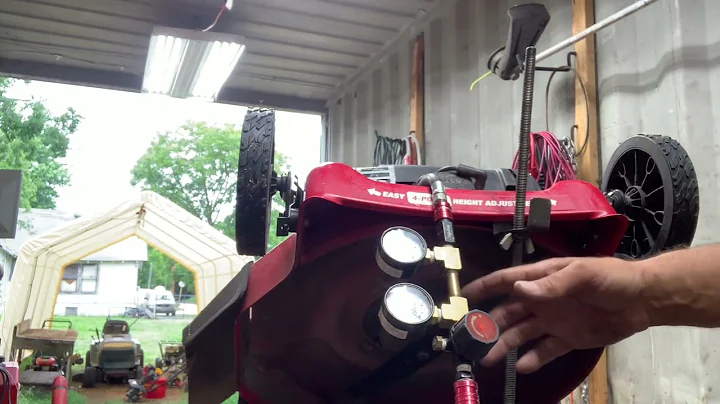How to perform a cylinder leak down test on a push mower.