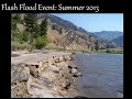 Mustang Fire burn scar flash flood threat and impacts