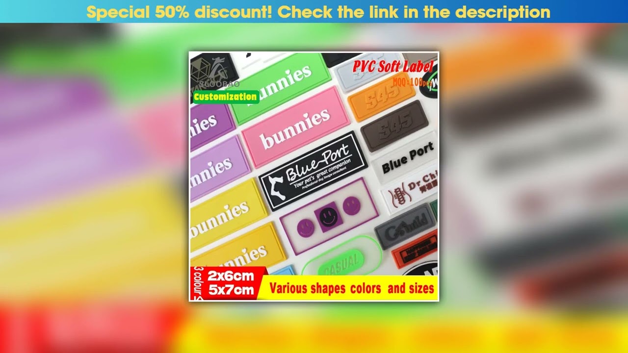 Hot Picks Three-colour PVC Drip Plastic Label Heat Transfer Printed Rubber Silicone 3D Soft Anti-st