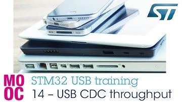 STM32 USB training - 14 USB CDC throughput