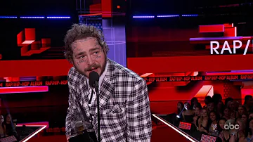 Post Malone Wins Favorite Album - Rap/Hip-Hop at the 2019 AMAs - The American Music Awards