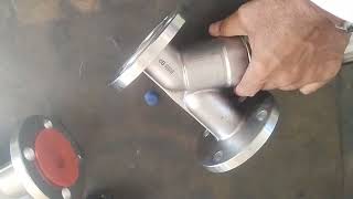 KARMA MAKE PNEUMATIC KNIFE GATE VALVE WITH CYLINDER WITH SOLENOID VALVES WITH LIMIT SWITCH BOX