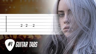 Billie Eilish - "lovely" (Guitar Tab tutorial) chords