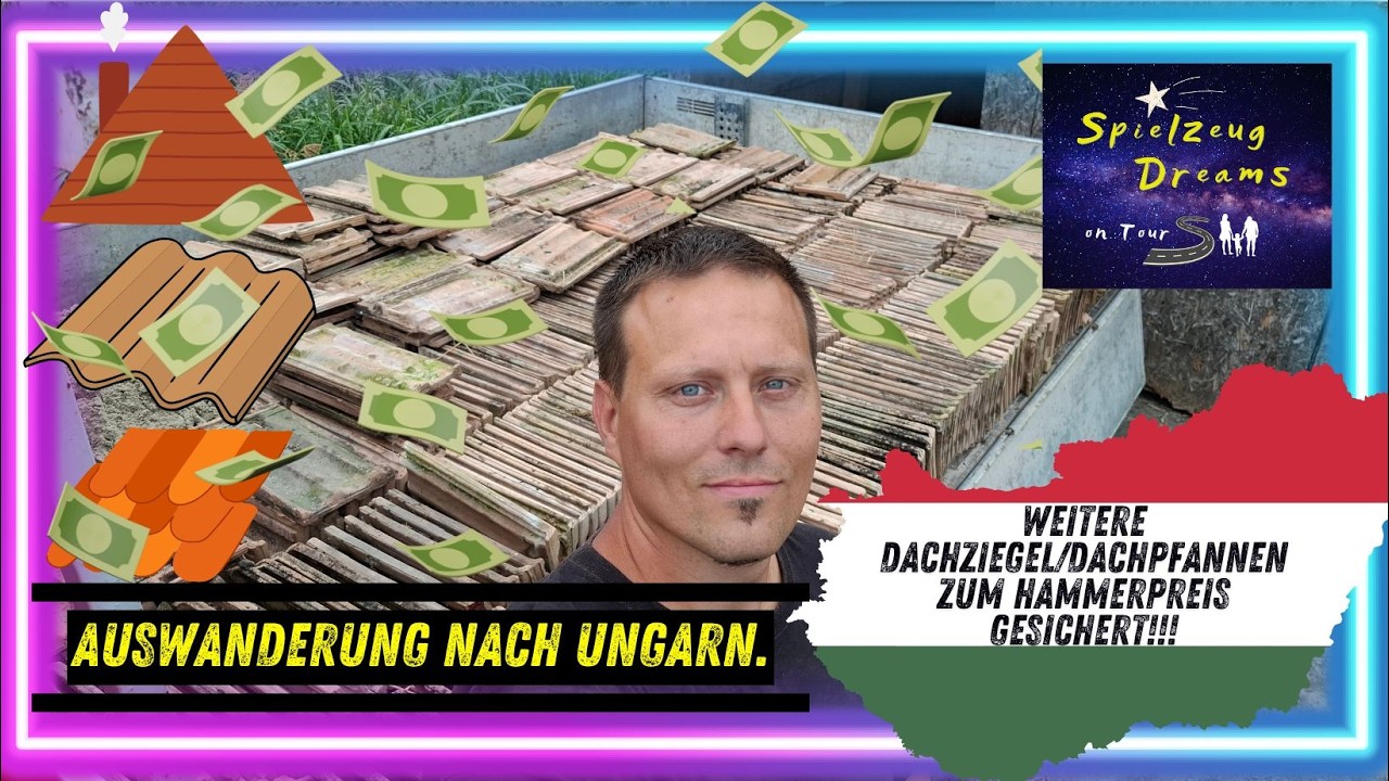 Leben als Auswanderer in Ungarn Dachziegel und Dachpfannen für Reparaturen gesichert! Welche Kosten?