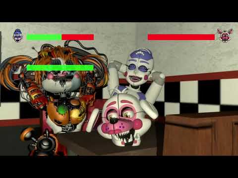 Top 5 FNaF Feb 2026 Fighting Animations with Healthbars