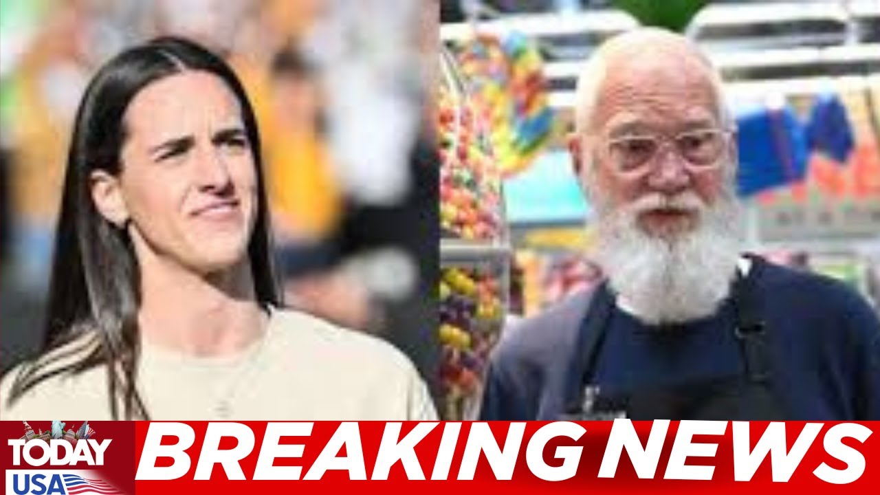 Television icon David Letterman attended Caitlin Clark's Iowa jersey retirement
