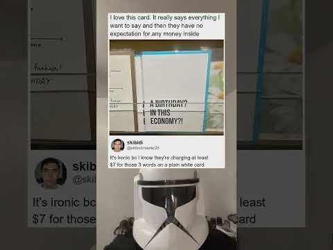 A Birthday In This Economy