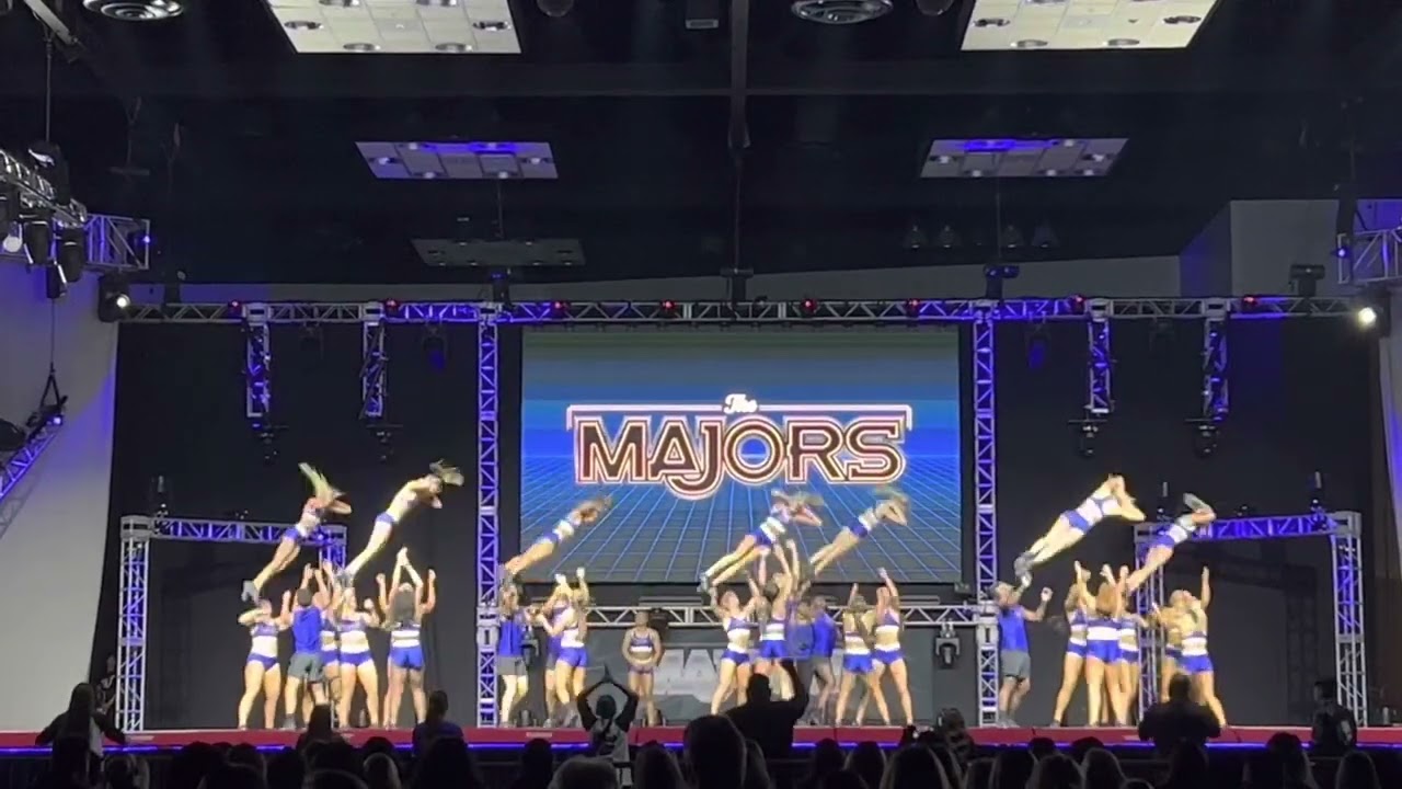 PRODIGY ALLSTARS MIDNIGHT THE MAJORS CHEER 2023 PRACTICE ROUND YouTube