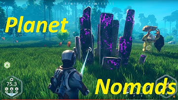 How to harvest resources Tutorial for Planet Nomads s1e7 Video Game Play