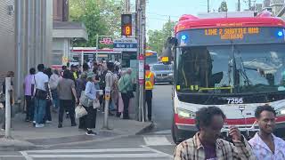 TTC Line 2 planned Closure. Trains and shuttle buses.
