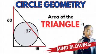 How To Solve A Hard Geometry Problem That Stumps Many | Area of Triangle?#geometrypuzzle #geometry
