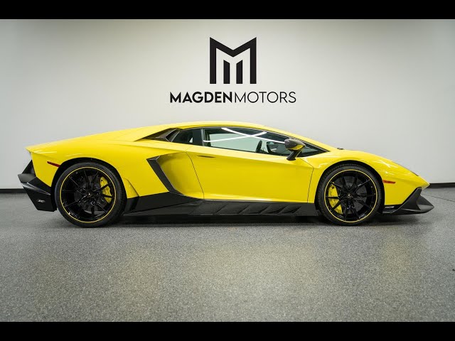 2014 Lamborghini Aventador LP 720-4 50 Anniversario Giallo Maggio