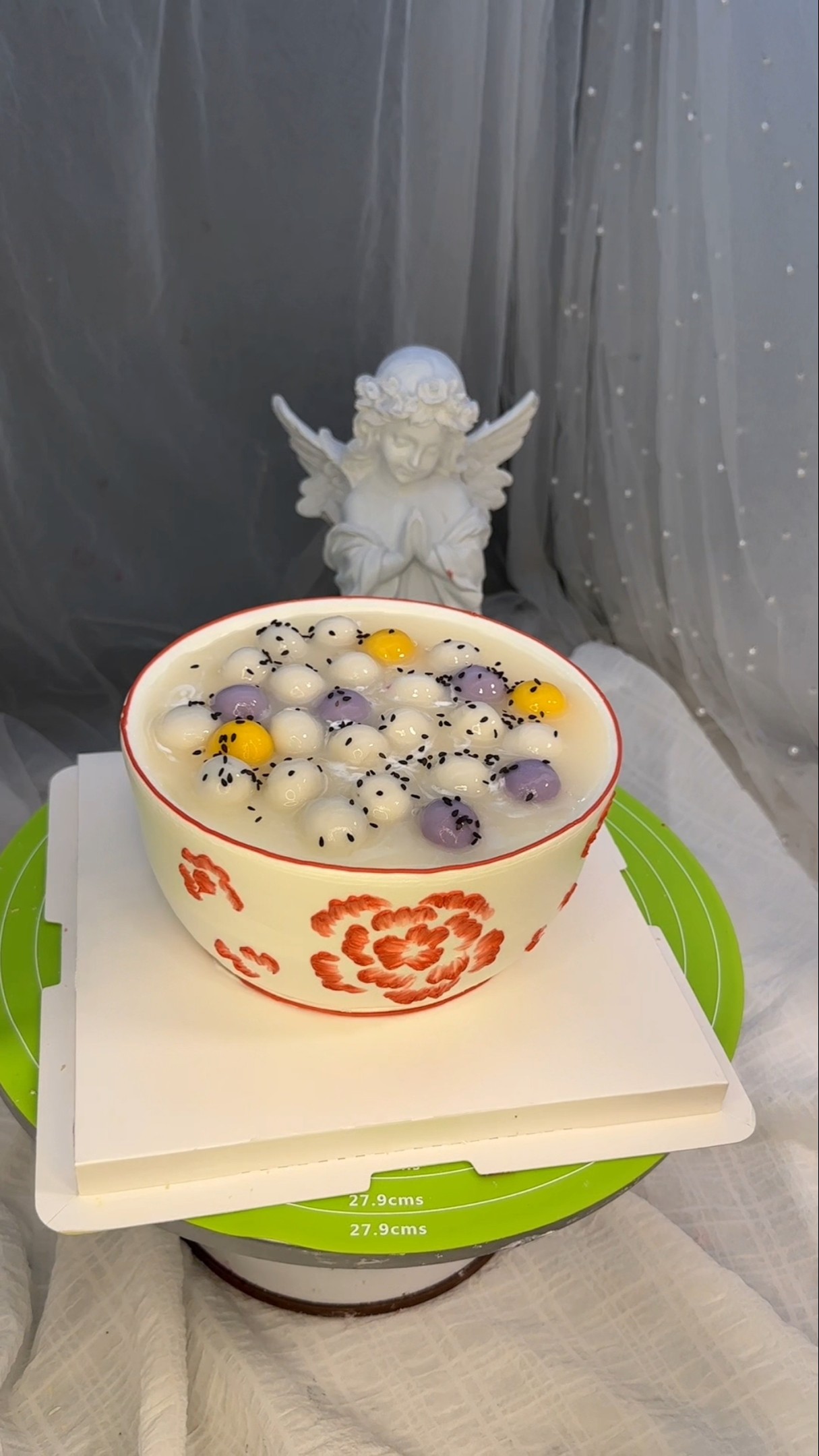 Production process Technical training Hands-on teaching Cake coatingInternet celebrity cake Lantern